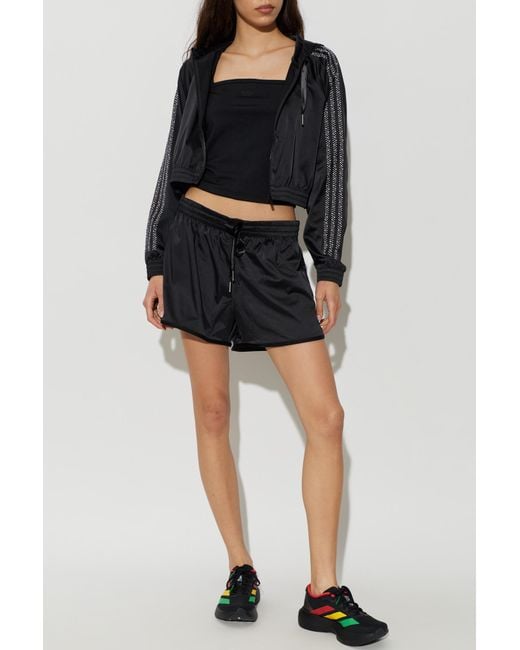 Adidas Originals Black Satin Shorts