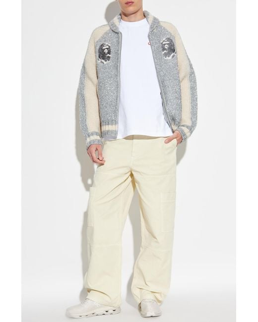 Off-White c/o Virgil Abloh White Trousers With Pockets for men