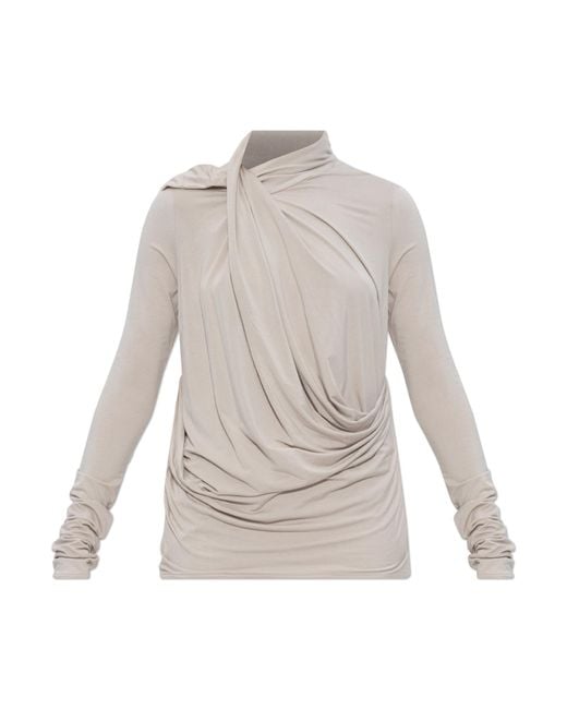 Entire studios White Draped Top