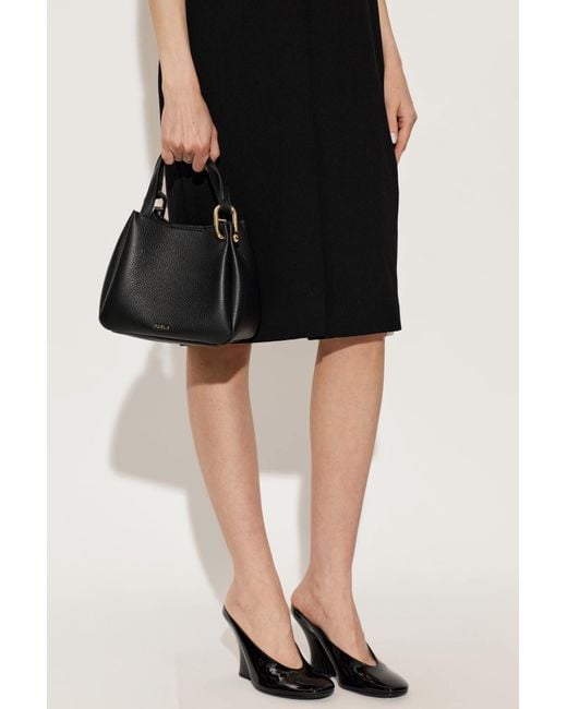 Furla Black "Nuvola Mini" Bag