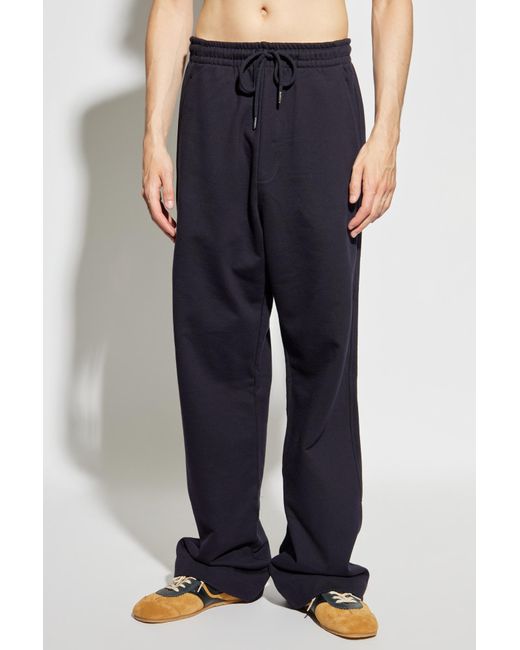 Dries Van Noten Blue Sweatpants for men