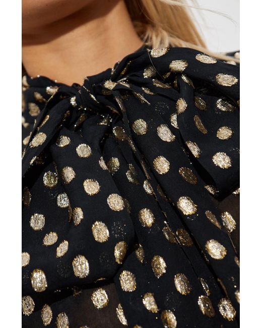 DSquared² Black Shirt With Lurex Thread