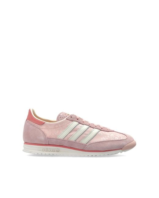 Adidas Originals Pink 'Sl 72 Og W' Sports Shoes