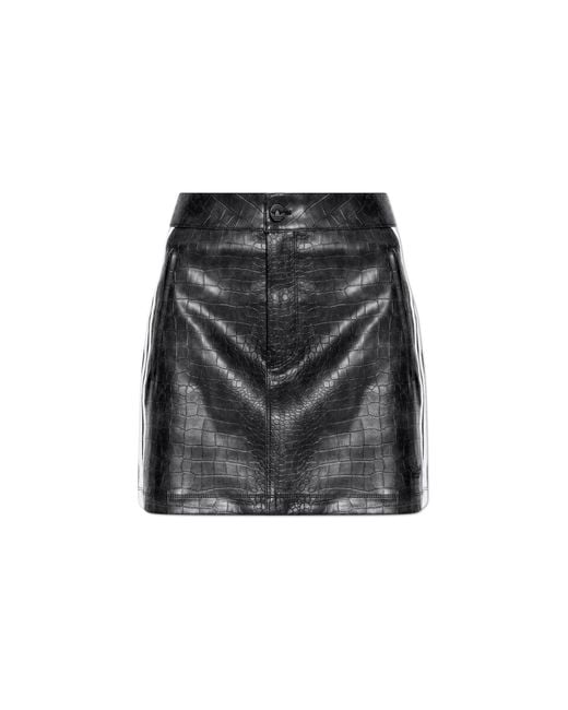 Adidas Originals Black Short Skirt With Logo