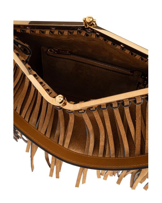 Etro Brown Handbag 'Vela Medium'