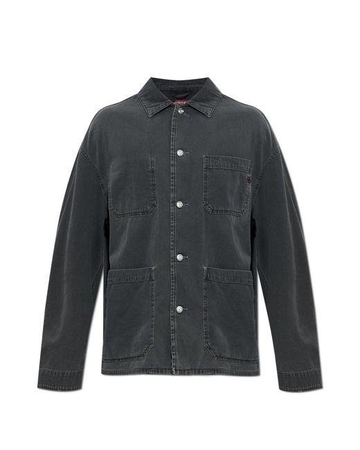 DIESEL Black Jacket 'D-Stack-U'