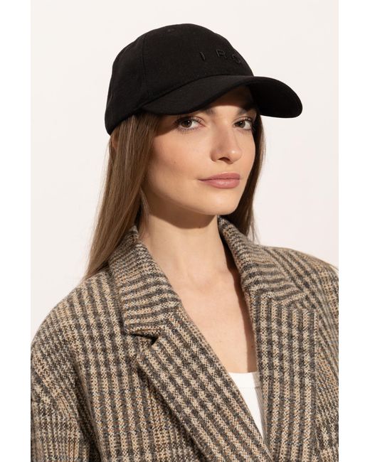 IRO Black Baseball Cap
