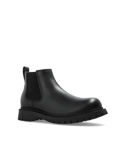 Givenchy Black Leather Ankle Boots for men