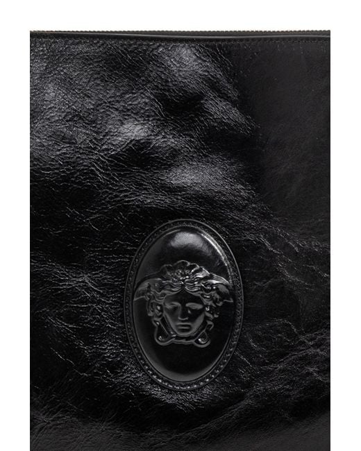 Versace Black Cabine' Shoulder Bag