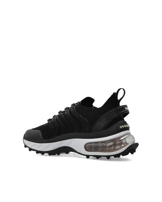 DSquared² Black 'Bubble' Sports Shoes for men