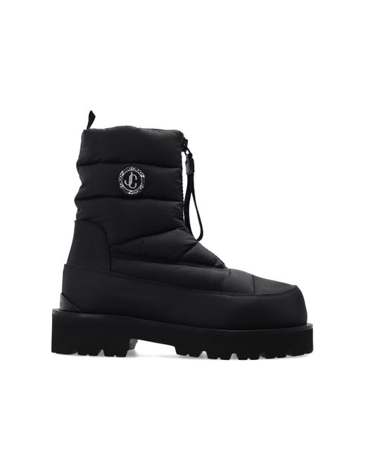Jimmy Choo 'kai' Quilted Snow Boots in Black | Lyst Australia