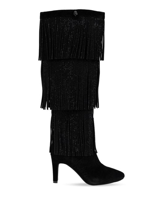 Kurt Geiger Black Heeled Boots 'Shoreditch'