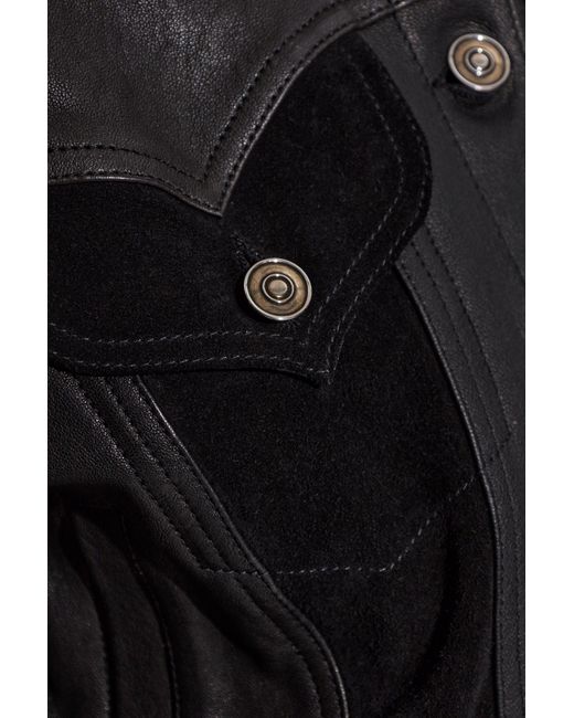 Versace Black Leather Jacket