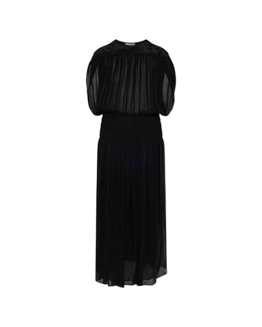 Isabel Marant Black Silk Dress 'Nesrine'