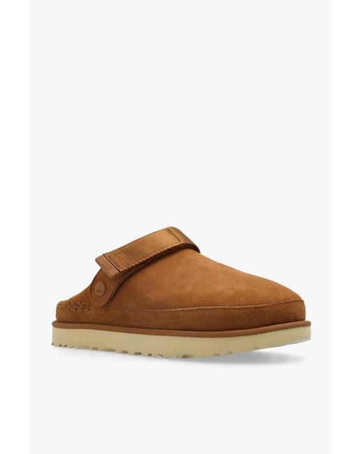 Ugg Brown Goldenstar Slides