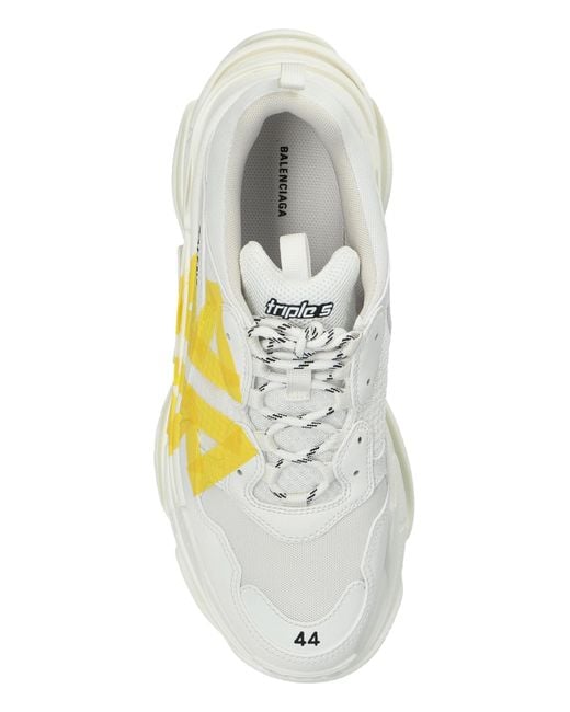 Balenciaga Yellow Sport Shoes Track for men