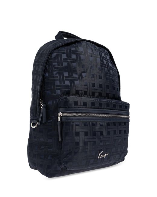 KENZO Blue Backpack 'Mura' for men