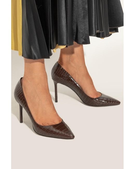 Jimmy Choo Black 'Romy' Heeled Shoes