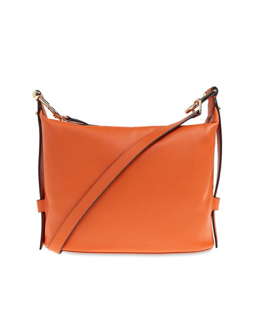 Furla Gray Shoulder Bag "Nuvola Medium"