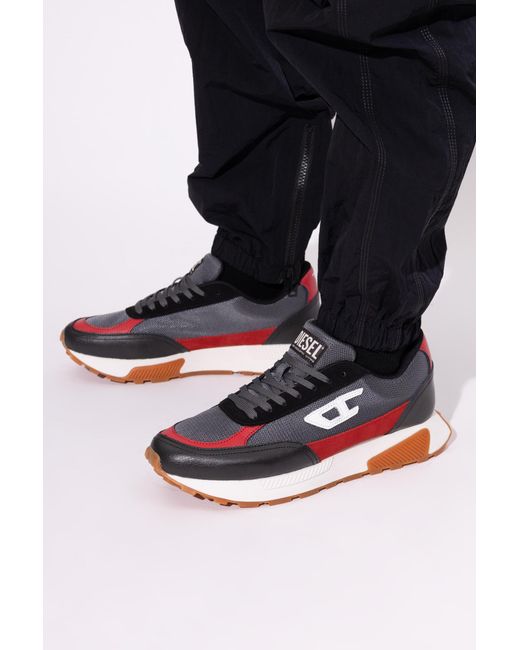 DIESEL Black 'S-Tame D-Up' Sports Shoes for men