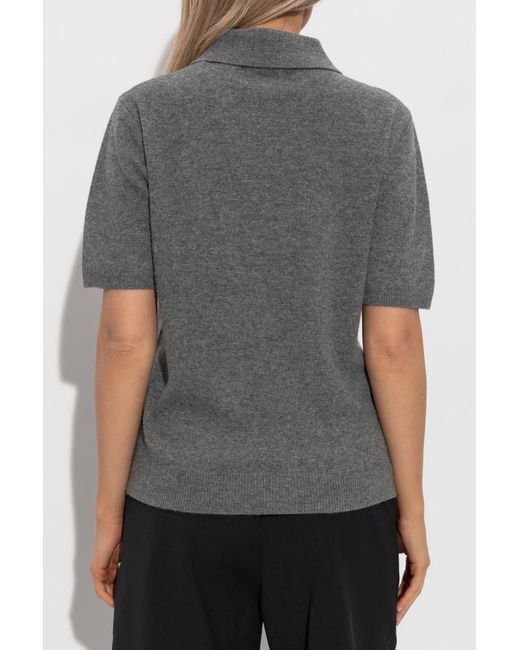 Entire studios Black Wool Polo