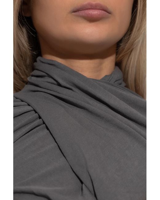 Entire studios Gray Long Fitted Dress