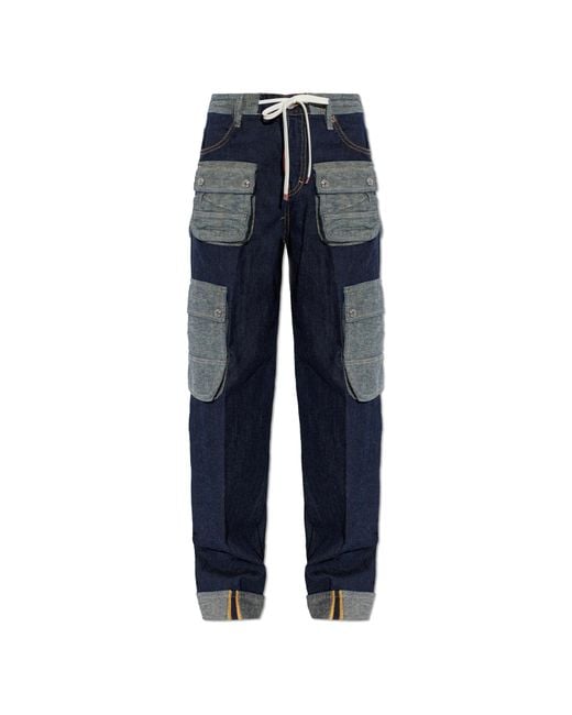 DSquared² Blue 'Cargo' Jeans