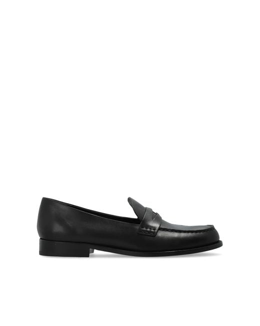 Tory Burch Black "Classic Penny" Loafers Shoes