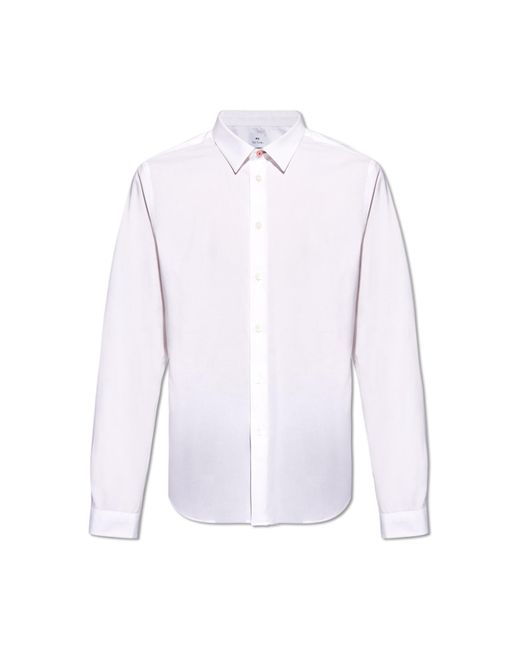 PS by Paul Smith White Shirt From Organic Cotton, for men