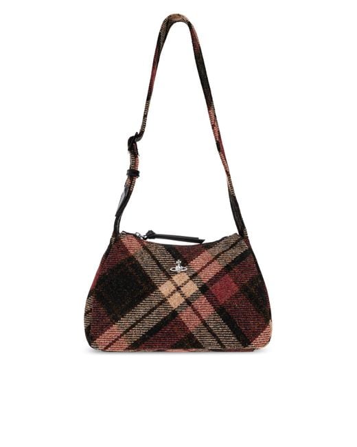Vivienne Westwood Brown Shoulder Bag "Kate"