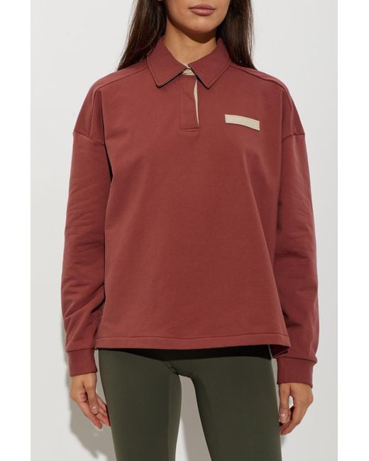 Rethinkit Studios Red 'Oversize' Polo