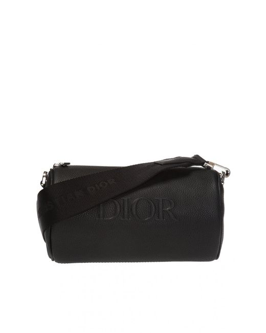 Dior 'roller' Branded Shoulder Bag in Black for Men | Lyst