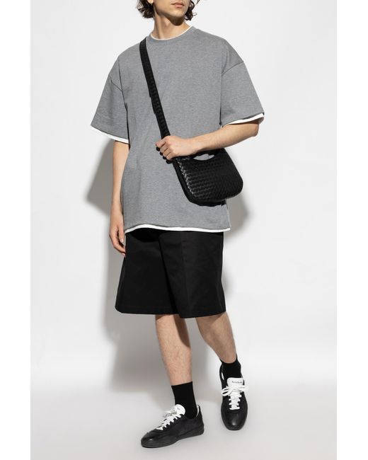 Jil Sander Gray T-Shirt With Print for men