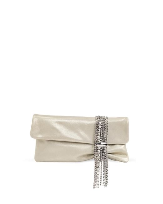 Jimmy Choo Metallic 'Zandra' Clutch