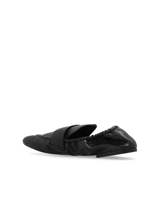 Proenza Schouler Black 'glove' Leather Loafers,