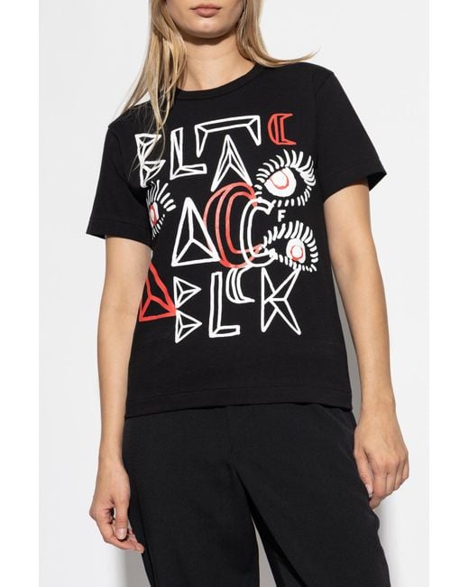 Comme des Garçons Black T-Shirt With Print