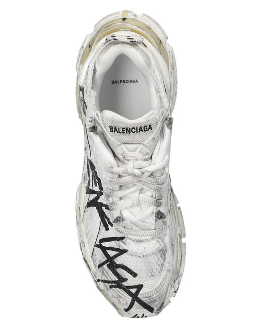Balenciaga White 'runner' Sneakers, for men