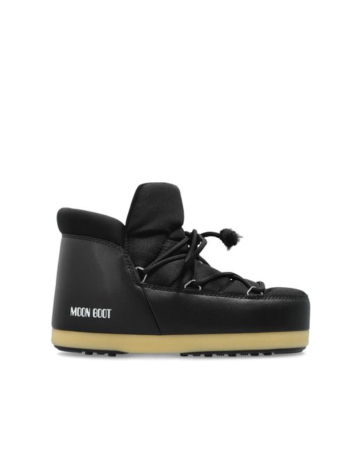 Moon Boot Black Snow Boots Mb Evx Pumps Nylon