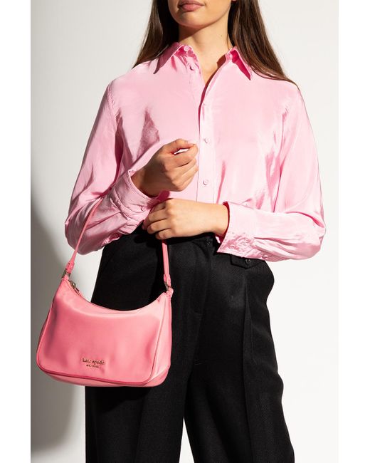 Buy the Kate Spade Nylon Shoulder Handbag Set Red Black