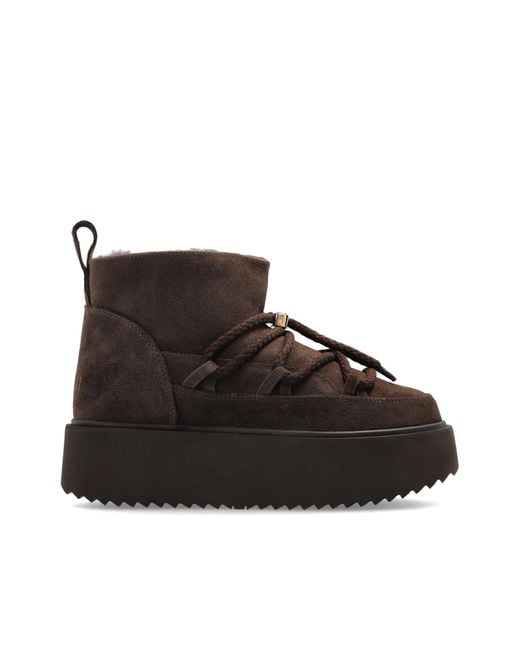 Inuikii Black "Classic Low Platform" Snow Boots