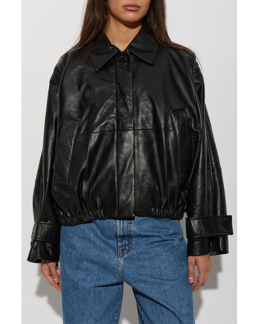 Rohe Black Leather Jacket