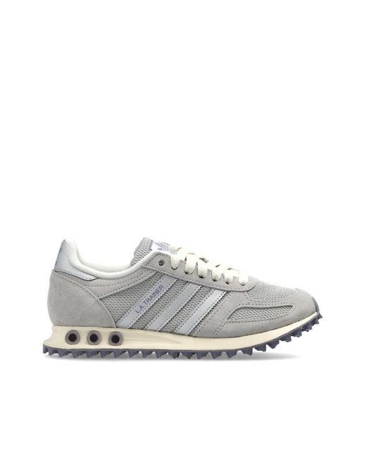 Adidas Originals White 'L.A. Trainer Og' Sports Shoes