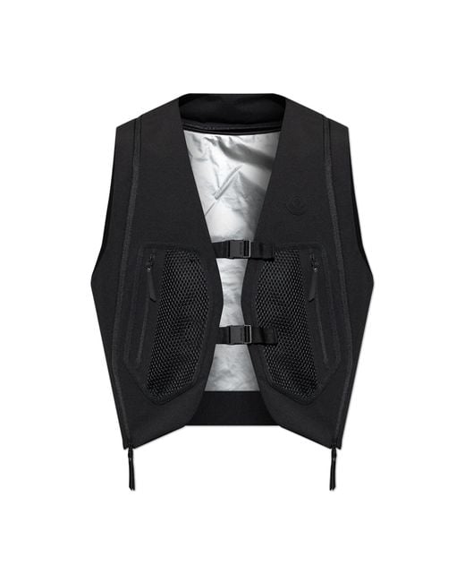 Moncler Black Vest 'Spica' for men