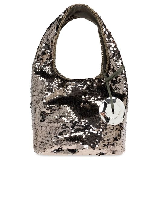 J.W. Anderson Black Handbag Mini Sequin