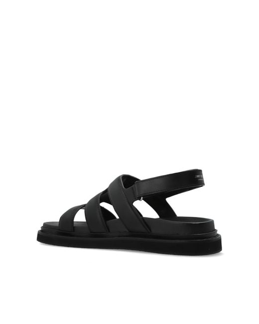 Jimmy Choo Black 'Cove' Sandals for men