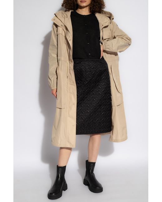 Moncler Black Midi Skirts