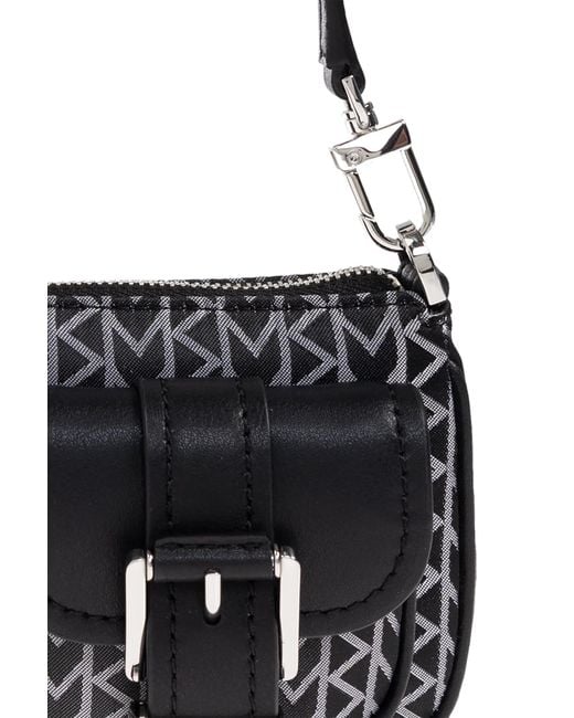 MICHAEL Michael Kors Gray Shoulder Bag "Zoe Small"