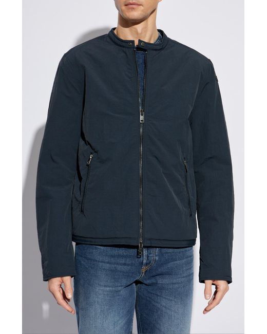 DIESEL Blue Insulated Jacket J-Carver-Padd for men