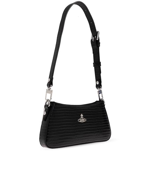 Vivienne Westwood Black Shoulder Bag "Tasha"