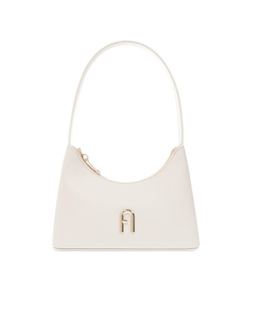 Furla White ‘Diamante Mini’ Shoulder Bag